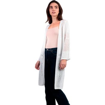 Admas Chaqueta Chaqueta de punto Crochet para mujer