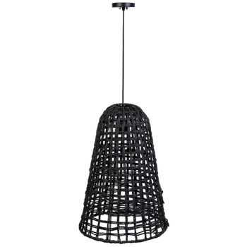 Lámpara de techo de papel  negro, d40x56h cm