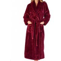 flannel fleece shawl collar wrap housecoat