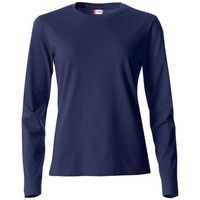 c-clique camiseta manga larga basic para mujer