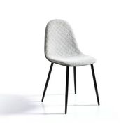 set 4 sillas de comedor tela richmond - verde