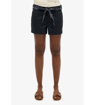 Superdry para mujer. W7110454A Pantalón corto Chino Classic marino (XS), Casual, Algodón