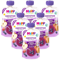 hipp smoothie arandanos con manzana y pera bio 12m 6x120 ml