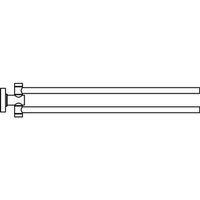 toallero doble ideal standard iom cromo a9131aa