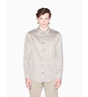 ax armani exchange para hombre xm001942af19194f1165 camisa soft beige xs casual algodon clasico manga larga