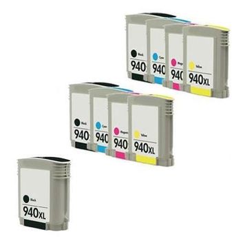 Compatible Multipack HP OfficeJet Pro 8000 Wireless Printer Ink Cartridges (9 Pack) -C4906AE
