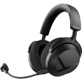 Auriculares Beyerdynamic MMX 100 inalámbricos Bluetooth con micrófono y baja latencia, negros