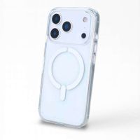 funda transparente antiyellow compatible con magsafe para iphone 17 pro