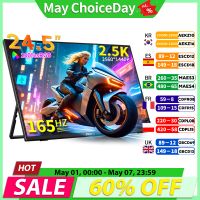 hgfrtee 245 165hz monitor portatil 25 k ips pantalla externa para ordenador portatil 100 srgb usb-c hdmi para consola de juegos ps54 y macbook de trabajo