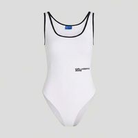 karl lagerfeld body klj ribbed body para mujer