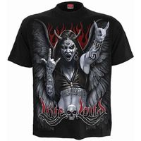 spiral camiseta live loud para hombre
