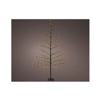 arbol iluminado 232 leds luz calida 180 m