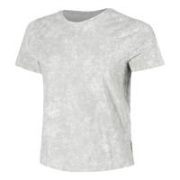 under armour velociti pro print  camiseta de running mujeres - gris plateado