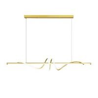 lampara toolight lhj024-cp gold 120cm led