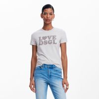 desigual camiseta de algodon 25swtk10-2001