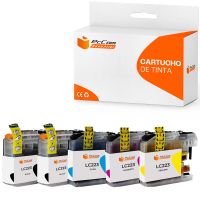 pccom essential brother lc223lc221 cartucho tinta compatible negrocianmagentaamarillo pack 5
