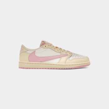 Nike Deportivas Moda 1 Retro Low OG SP Travis Scott Shy Pink para mujer