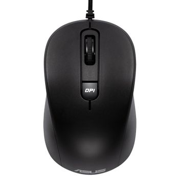 ASUS MU101C Ratón Ambidextro USB 3200DPI Negro