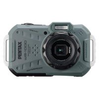 camara compacta pentax wg-1000 16mp zoom 4x sumergible color verde oliva