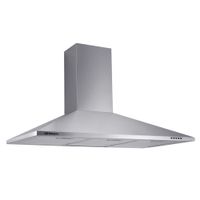 orbegozo ds 59190 in campana extractora decorativa 90 cm inox r clase energetica b extraccion 336 mh motor 65w 3 niveles de potencia 2 luces led 25w chimenea regulable y 3 filtros de aluminio