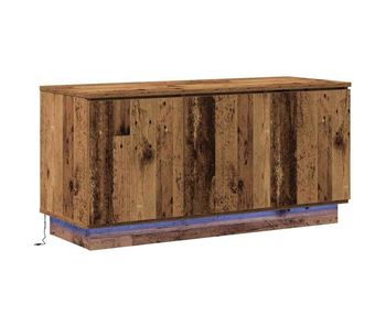 Mueble de tv con led madera vieja 100 x 38 x 49 cm