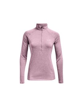 Sudadera media cremallera Under Armour Tech™ Twist W Mauve Pink