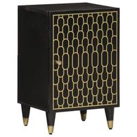 mueble de bano madera maciza de mango 38x33x58 cm vidaxl