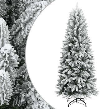 Árbol De Navidad | Decoraciones De Navidad Artificial Con Nieve Pvc Y Pe 120 Cm Cfw764648