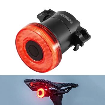 ROCKBROS BL-S1 Sensor de Freno Inteligente Luz Trasera de Bicicleta 400 mAH Carga Type-C Impermeable IPX7 Luz Trasera de