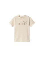 camiseta puma ess rhinestone nina beige