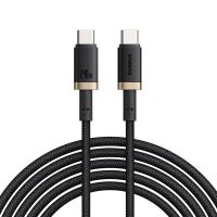 cable usb-c baseus dura 240w 1 m negro y dorado