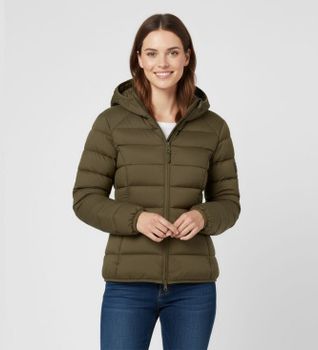 ECOALF para mujer. MCWGAJKASPEN0987W25-288 Chaqueta Aspen verde (L), Casual, Poliéster Reciclado, Sostenible