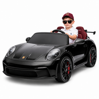 porsche 911 gt3 24v negro - coches electricos para ninos con bateria 24v tamano xxl y los mejores extras