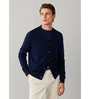 hackett london para hombre hm7000206 cardigan ess merino marino l casual lana clasico