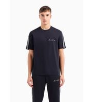 ax armani exchange para hombre 8nztsgzj9az1510 camiseta de corte estandar marino s casual algodon manga corta