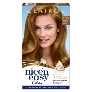 Clairol Nice'n Easy Creme Hair Dye 6.5G Lightest Golden Brown