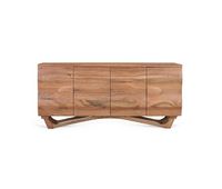 aparador de 4 puertas fabricado en madera maciza de acacia