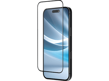 Protector pantalla - ISY IPG 5198-2.5D, Compatible con iPhone 16, Cristal templado, Transparente