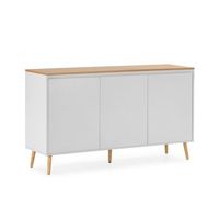 aparador desi 3 puertas color blanco