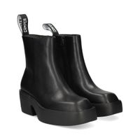 camper botines con tacon mujer - negro talla 36