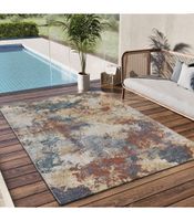 luna 50569 - alfombra para exterior e interior - estilo vintage