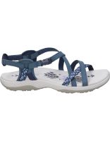 sandalias veganas para mujer skechers reggae slim vacay 40955-nvy azul marino 38