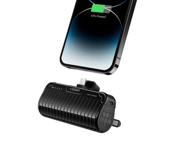 VEGER PLUGON L PRO VG W0558P 5000mAh Powerbank Lightning Bulit in with KickStand