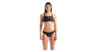 traje de bano arena ribbed para mujer negro