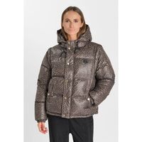 le temps des cerises abrigo de plumas inge chaqueta de plumas con capucha para mujer