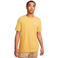 nike camiseta t-shirt sportswear club jaune para hombre