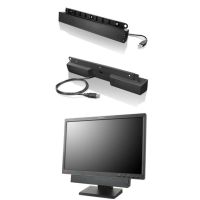 altavoces lenovo soundbar alambricos 25 w rms para pc negro