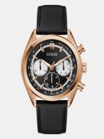 reloj multifuncion de piel autentica 44 mm