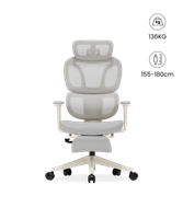 silla ergonomica colorida con cojin parecido a una nube