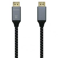 aisens cable displayport v14 machomacho 1m gris